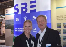 Mara Lam and Ralf Steves of Lock. SBE stands for their "Smart Brick Environment.